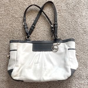 Leather shoulder bag by Coach
